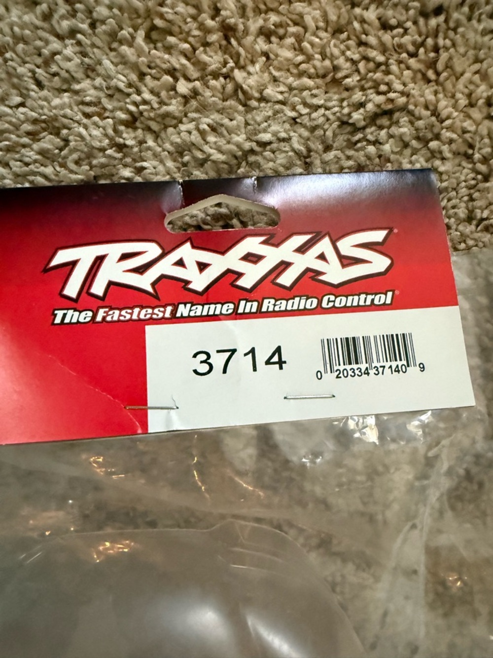 Traxxas 3714 Replacement Part Packaging - Red/White